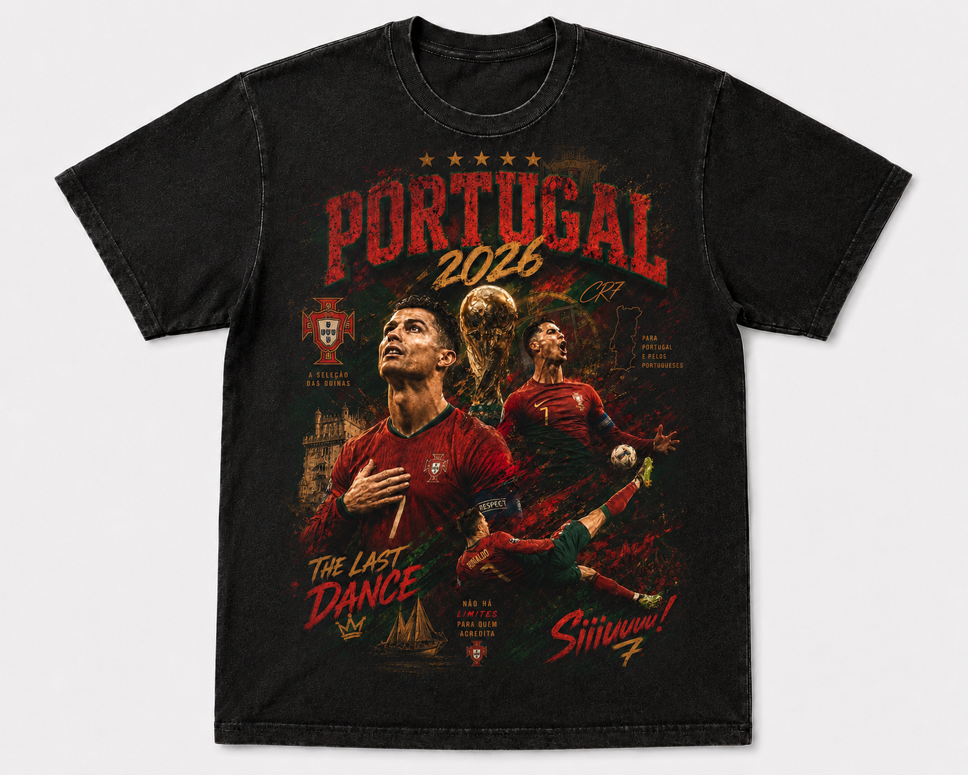 Portugal 2026 "The Last Dance" Vintage Graphic Tee
