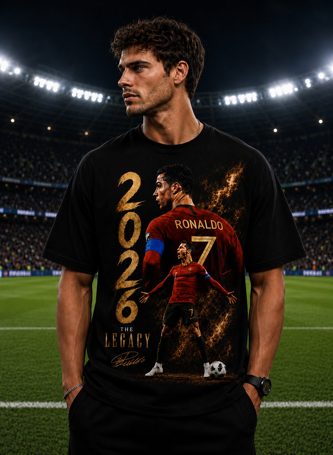Legacy 2026 Premium Graphic Tee – Black