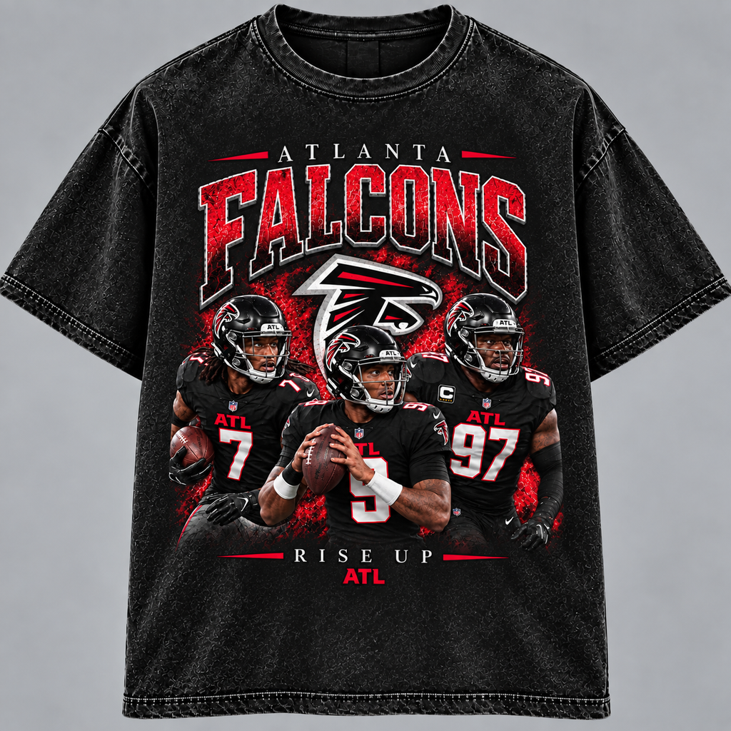 Atlanta Falcons Rise Up ATL Vintage Graphic Tee