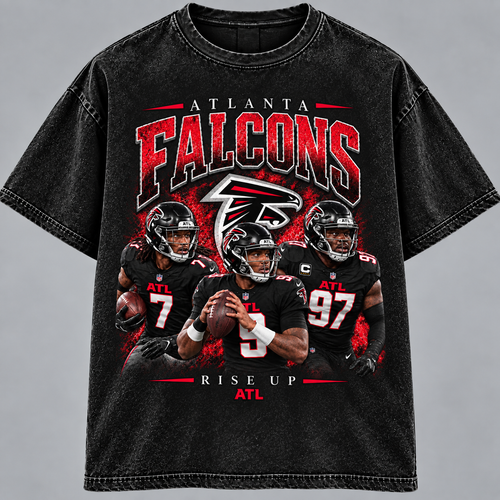 Atlanta Falcons Rise Up ATL Vintage Graphic Tee