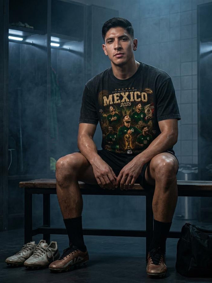 Mexico 2026 El Sexto Partido Vintage Graphic Tee