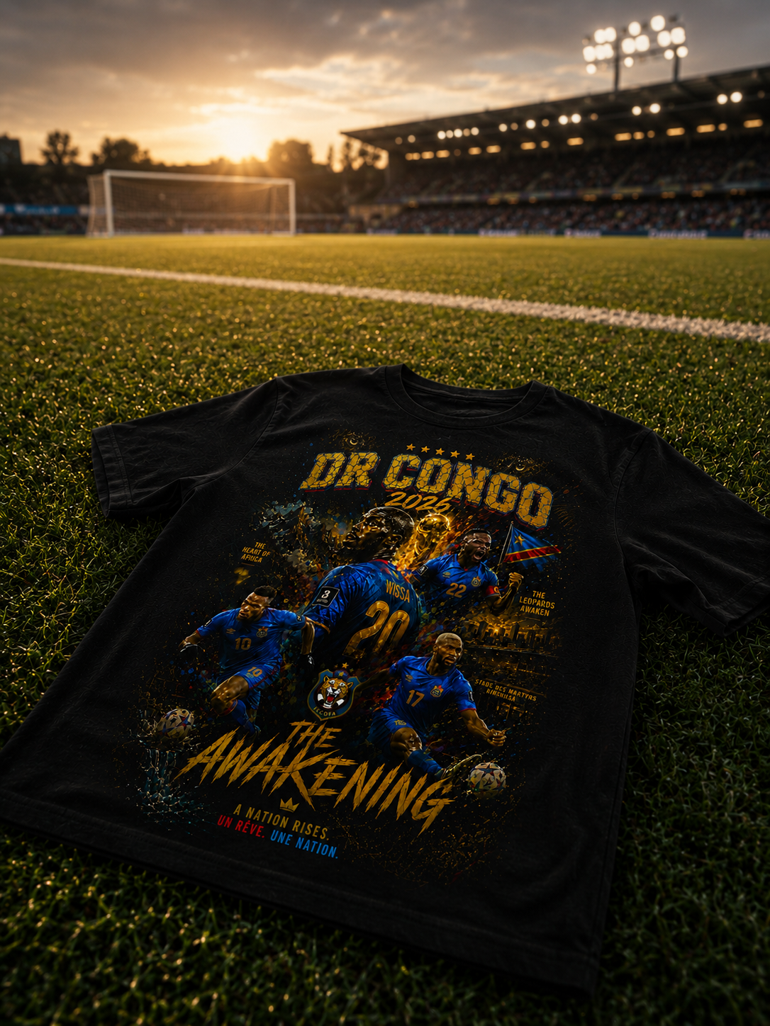 DR Congo 2026 " The Awakening" Vintage Graphic Tee