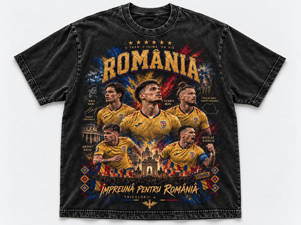 Romania 2026 - Împreună Pentru România Vintage Tee Kids