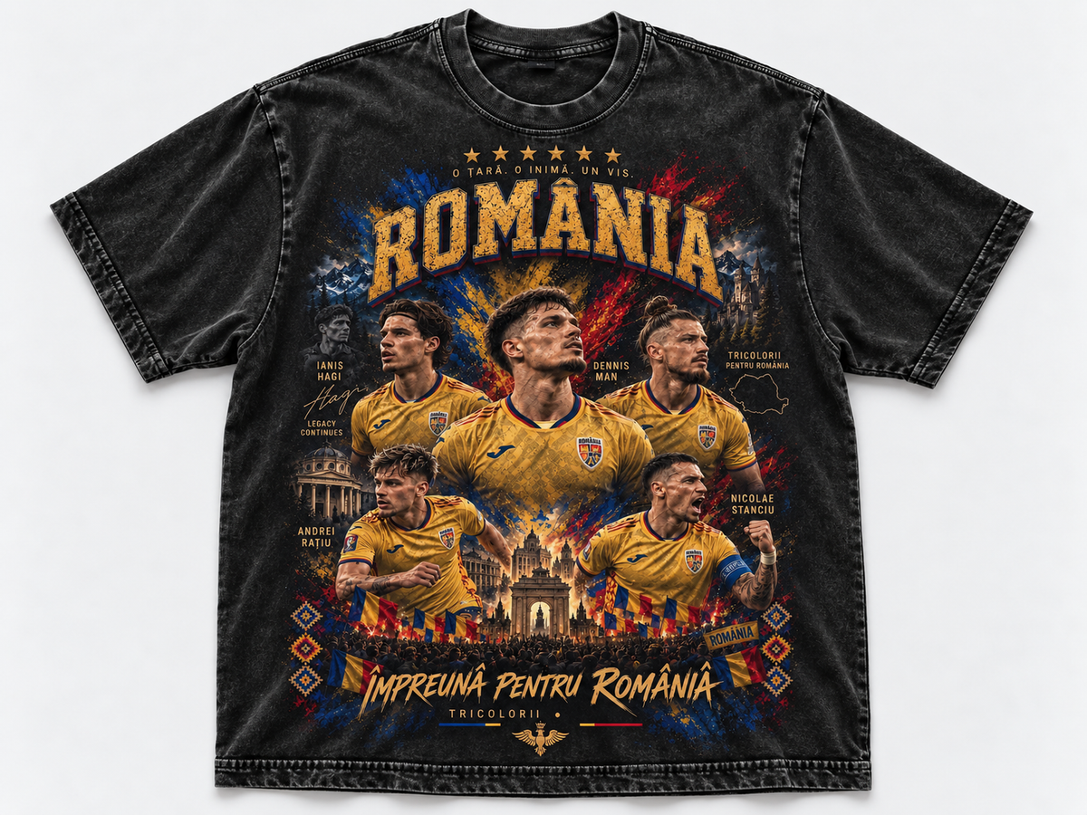 Romania 2026 - Împreună Pentru România Vintage Tee Kids