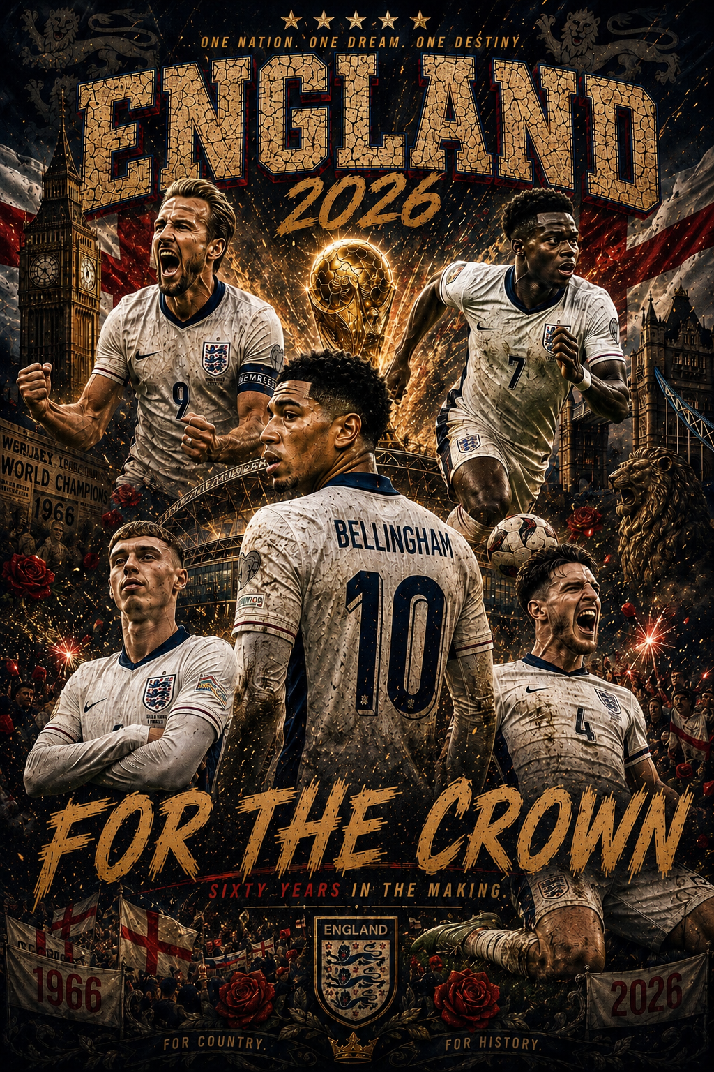England 2026 - It’s Coming Home - Vintage Tee