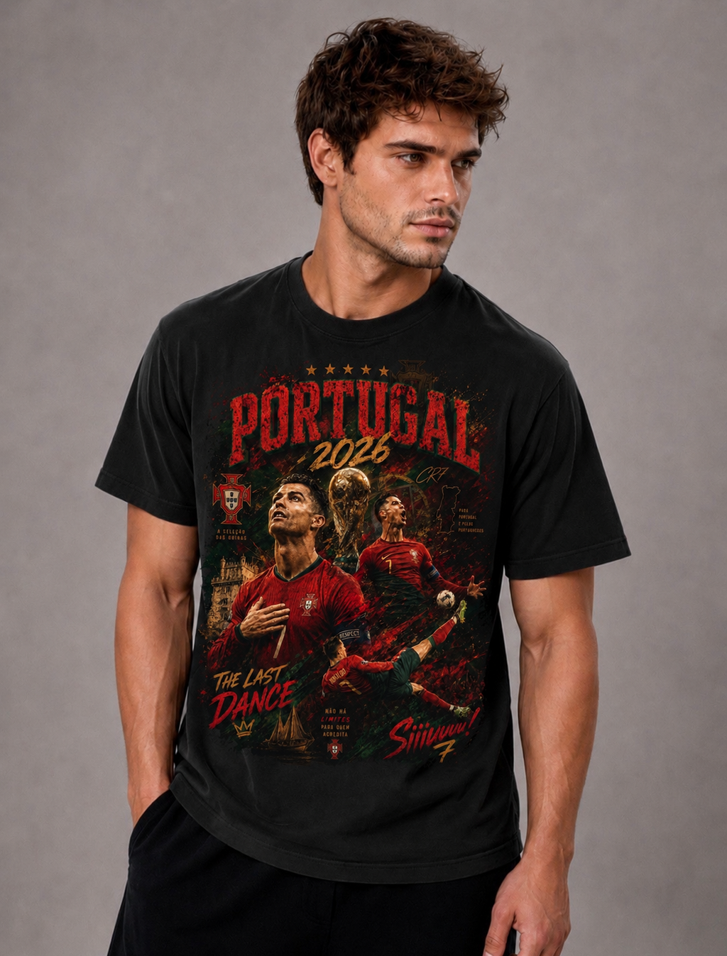 Portugal 2026 "The Last Dance" Vintage Graphic Tee