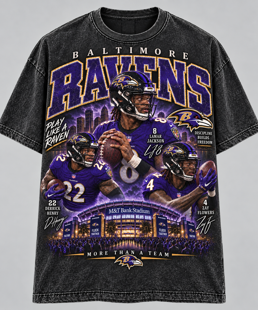 Baltimore More Than a Team Vintage Football Tee