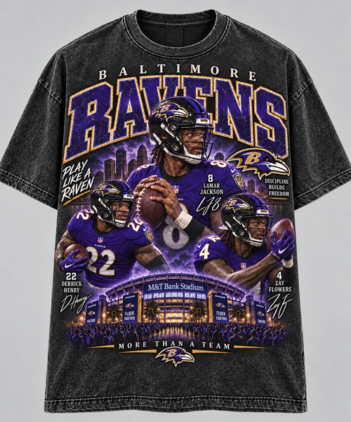 Baltimore More Than a Team Vintage Football Tee