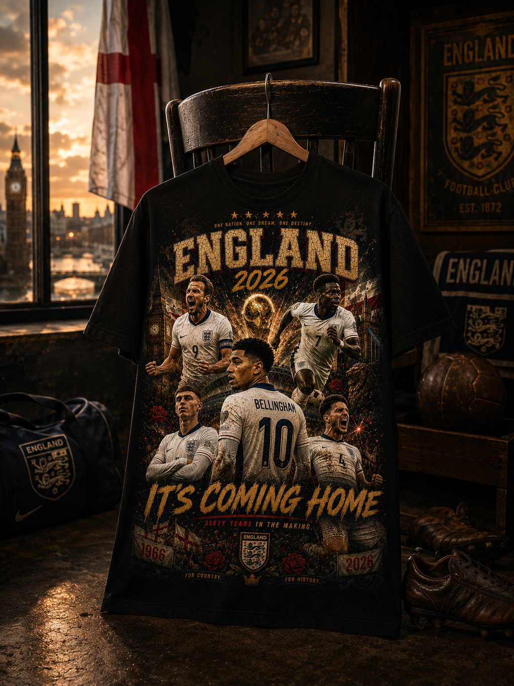 England 2026 - It’s Coming Home - Vintage Tee
