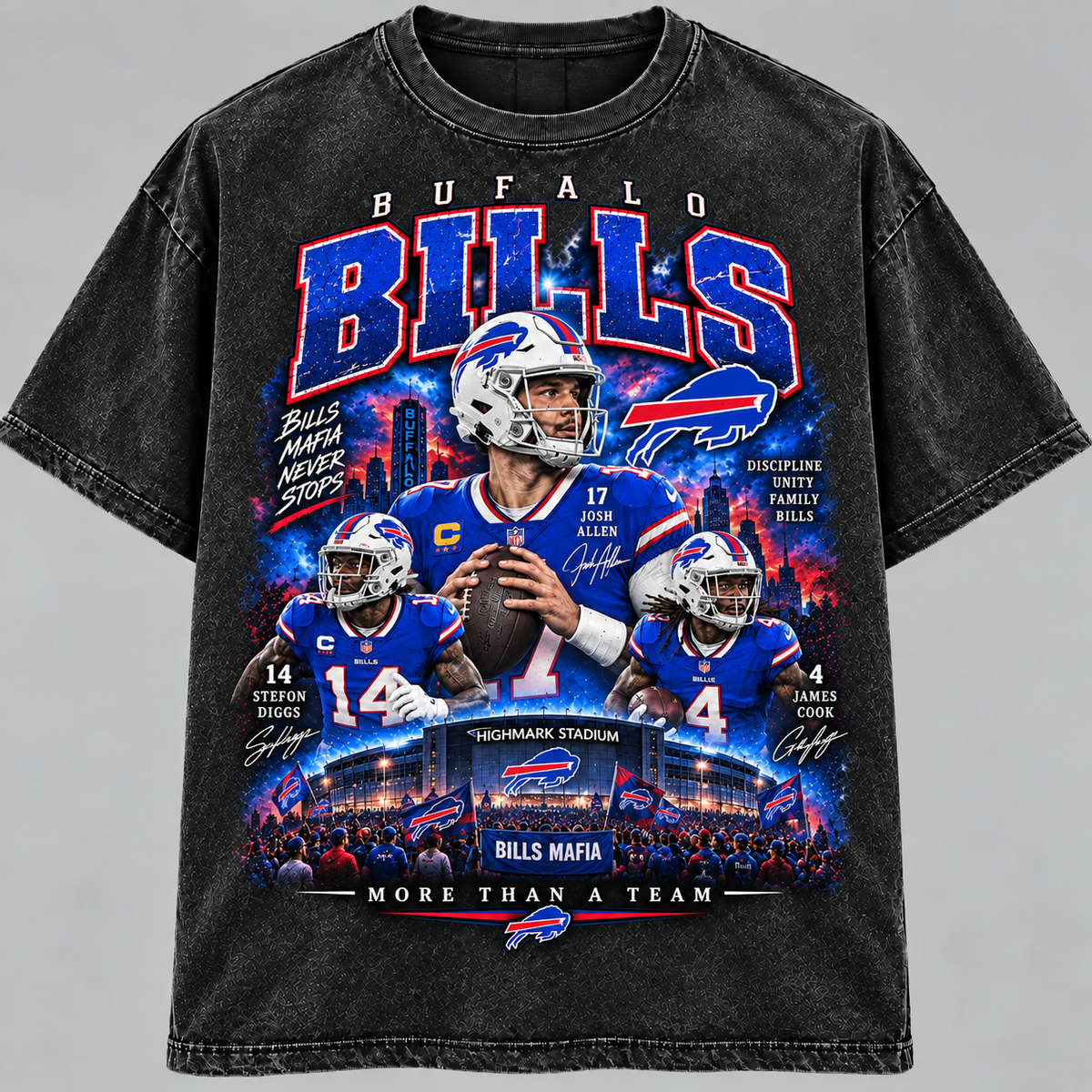 Buffalo More Than a Team Vintage Football Tee