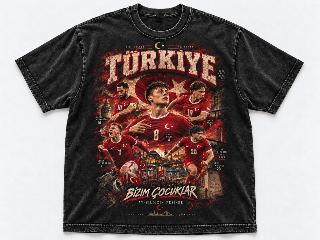 Türkiye — Bizim Çocuklar Vintage Oversized Tee