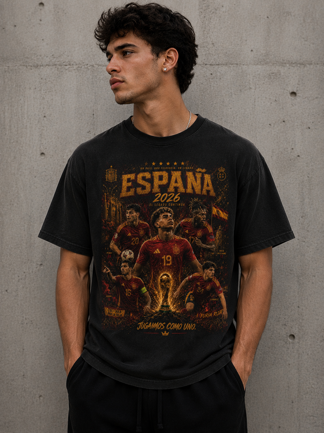 Spain 2026 – El Legado Continúa Vintage Heavyweight Tee
