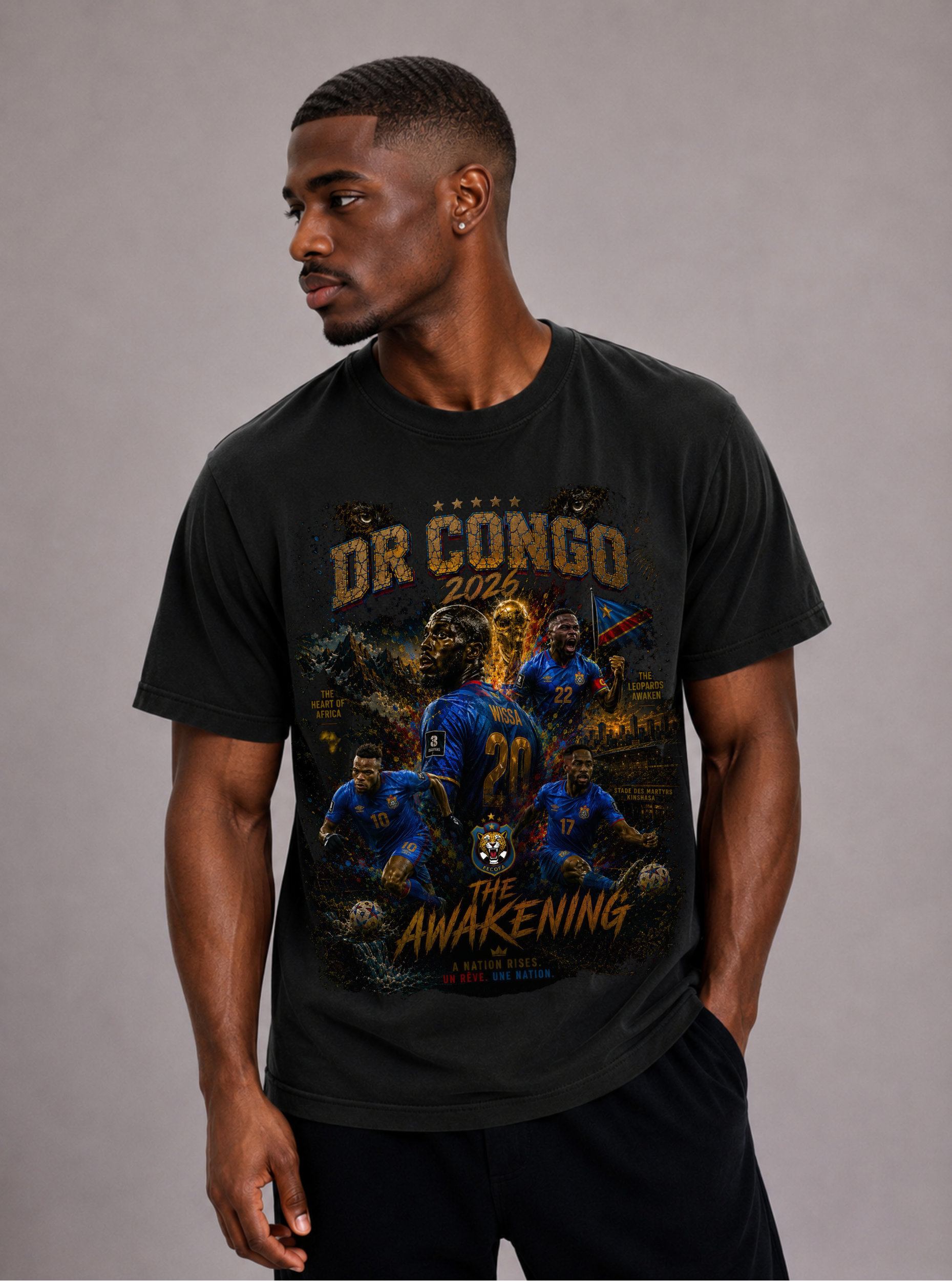 DR Congo 2026 " The Awakening" Vintage Graphic Tee