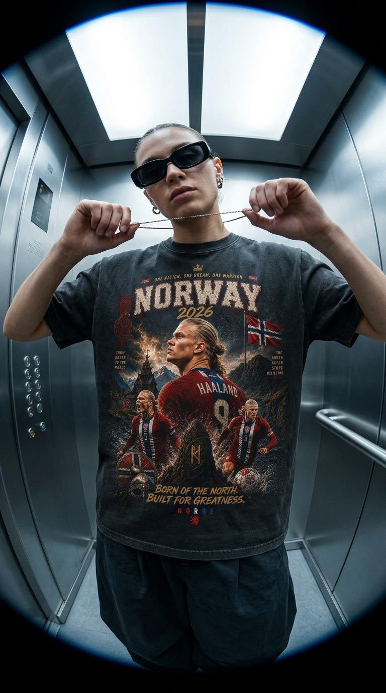 Norway 2026 Born of the North Vintage Heavyweight T-Shirt