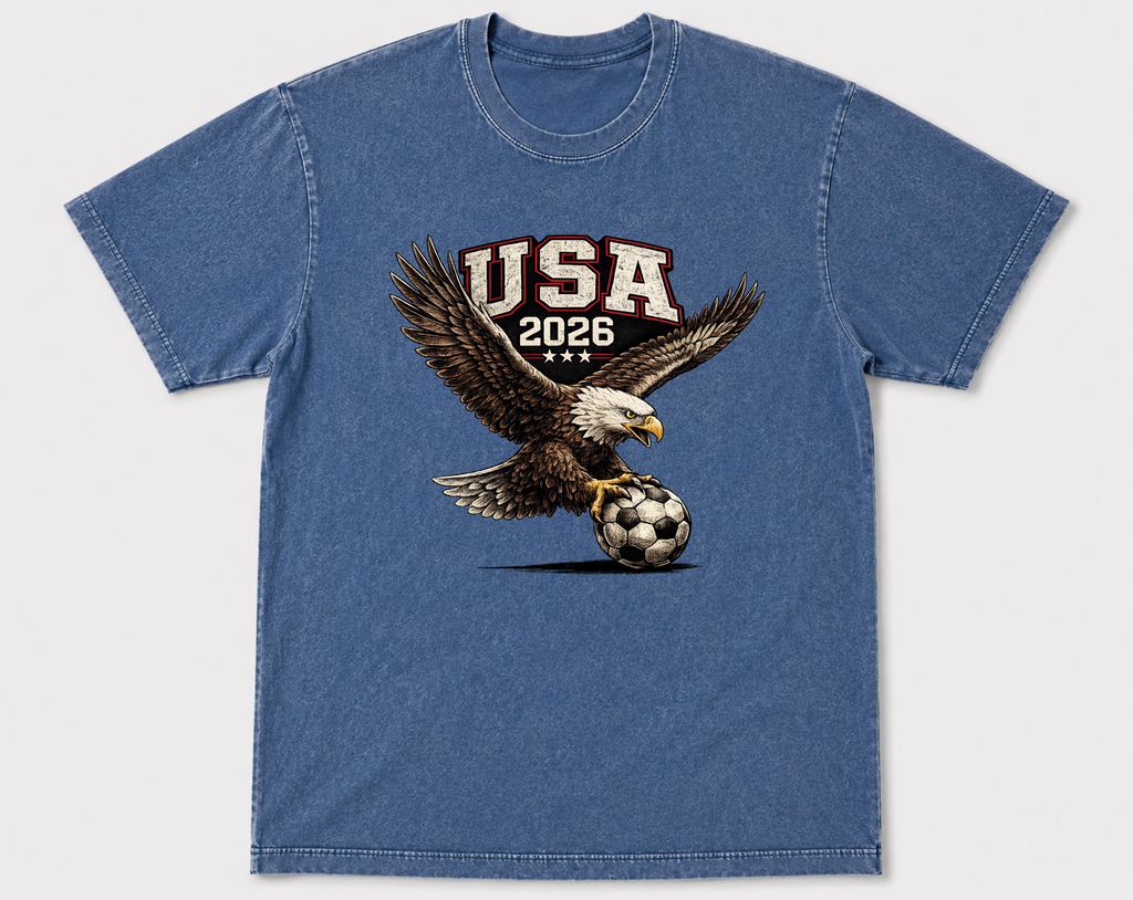 USA 2026 Vintage Eagle Soccer Tee