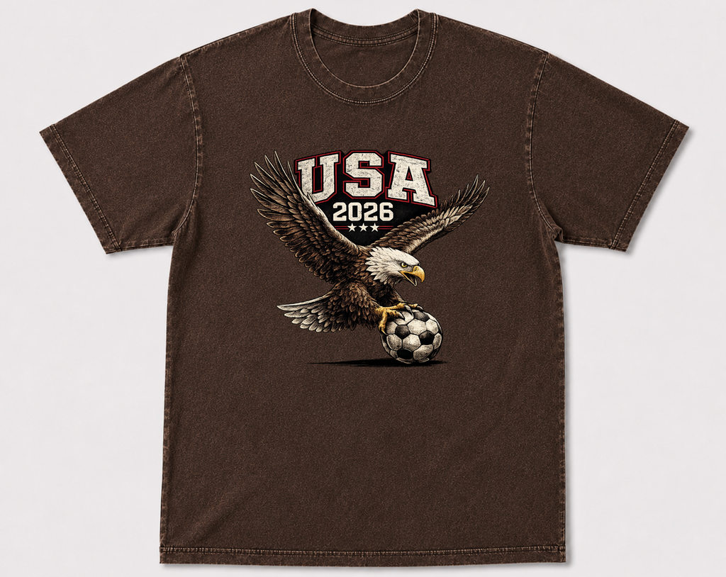 USA 2026 Vintage Eagle Soccer Tee