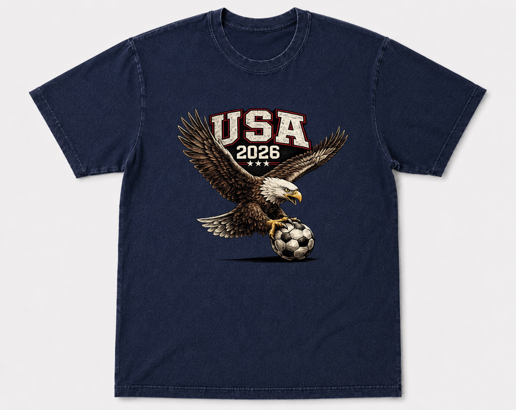 USA 2026 Vintage Eagle Soccer Tee