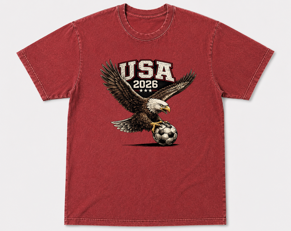 USA 2026 Vintage Eagle Soccer Tee