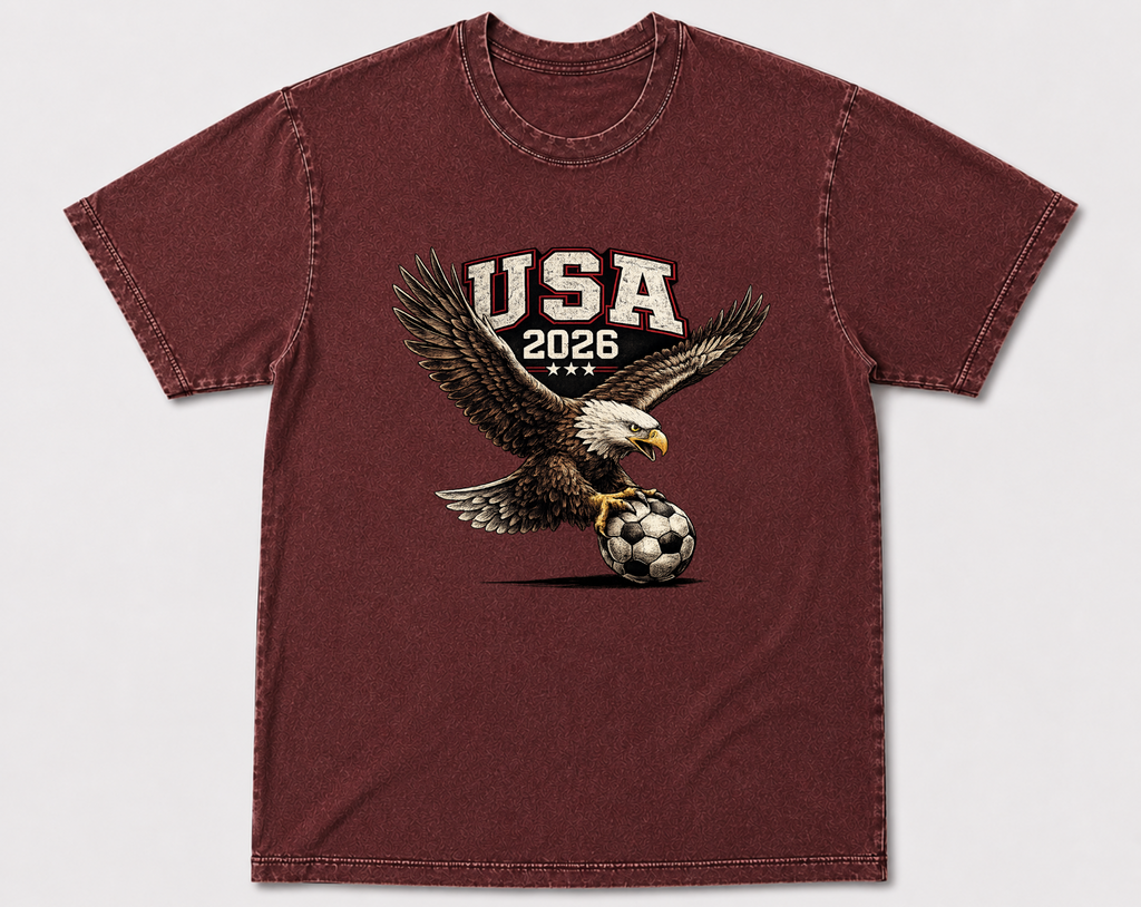 USA 2026 Vintage Eagle Soccer Tee