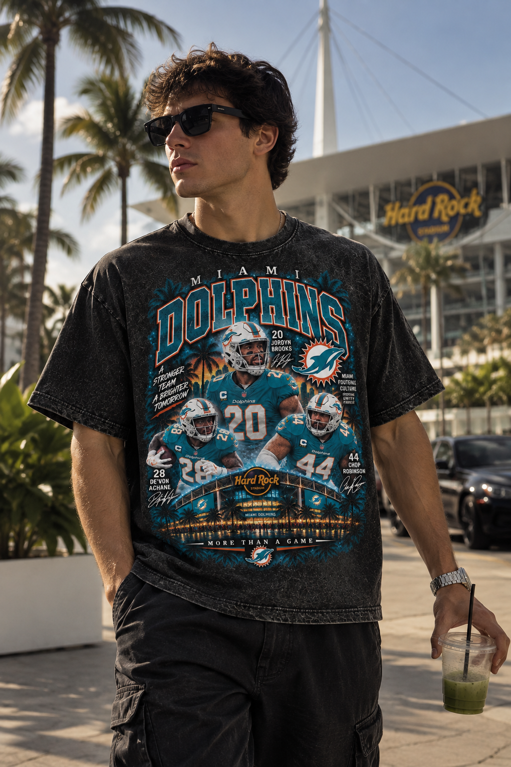 Miami More Than a Game Vintage Football Tee
