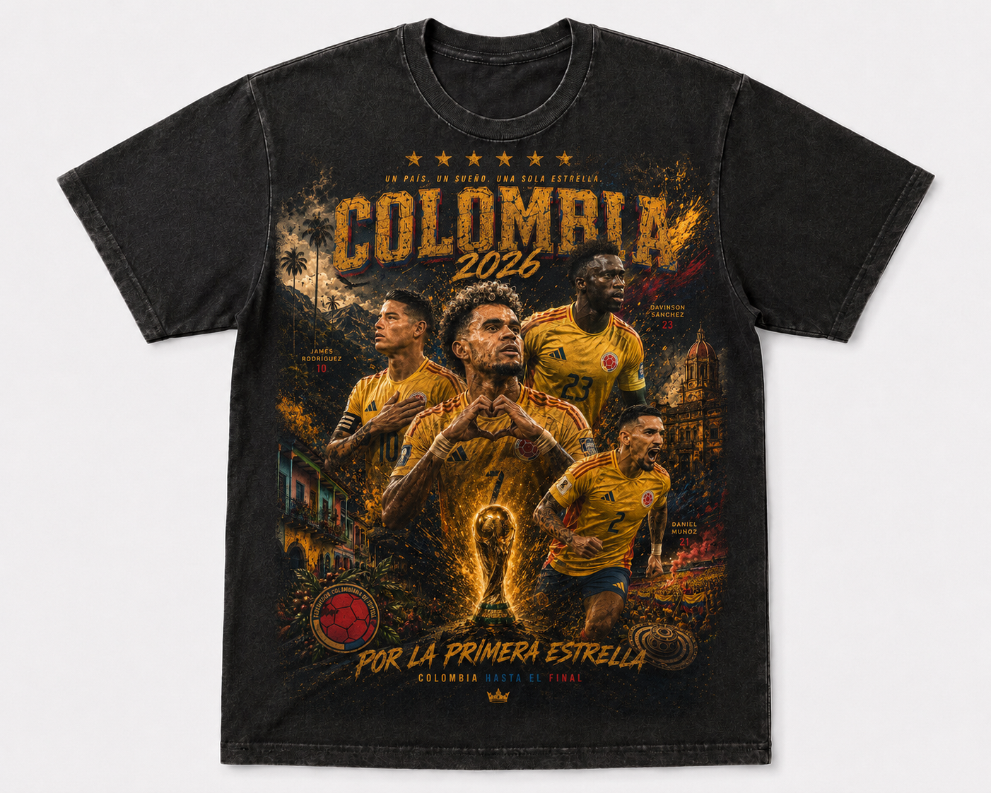 Colombia 2026 "Por La Primera Estrella" Vintage Graphic Tee