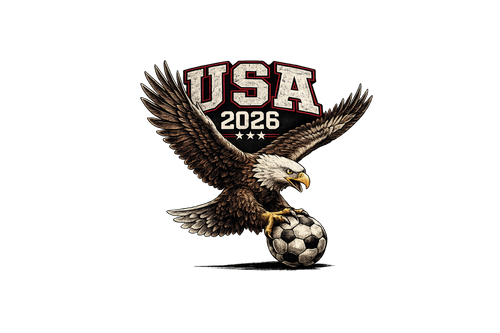 USA 2026 Vintage Eagle Soccer Tee
