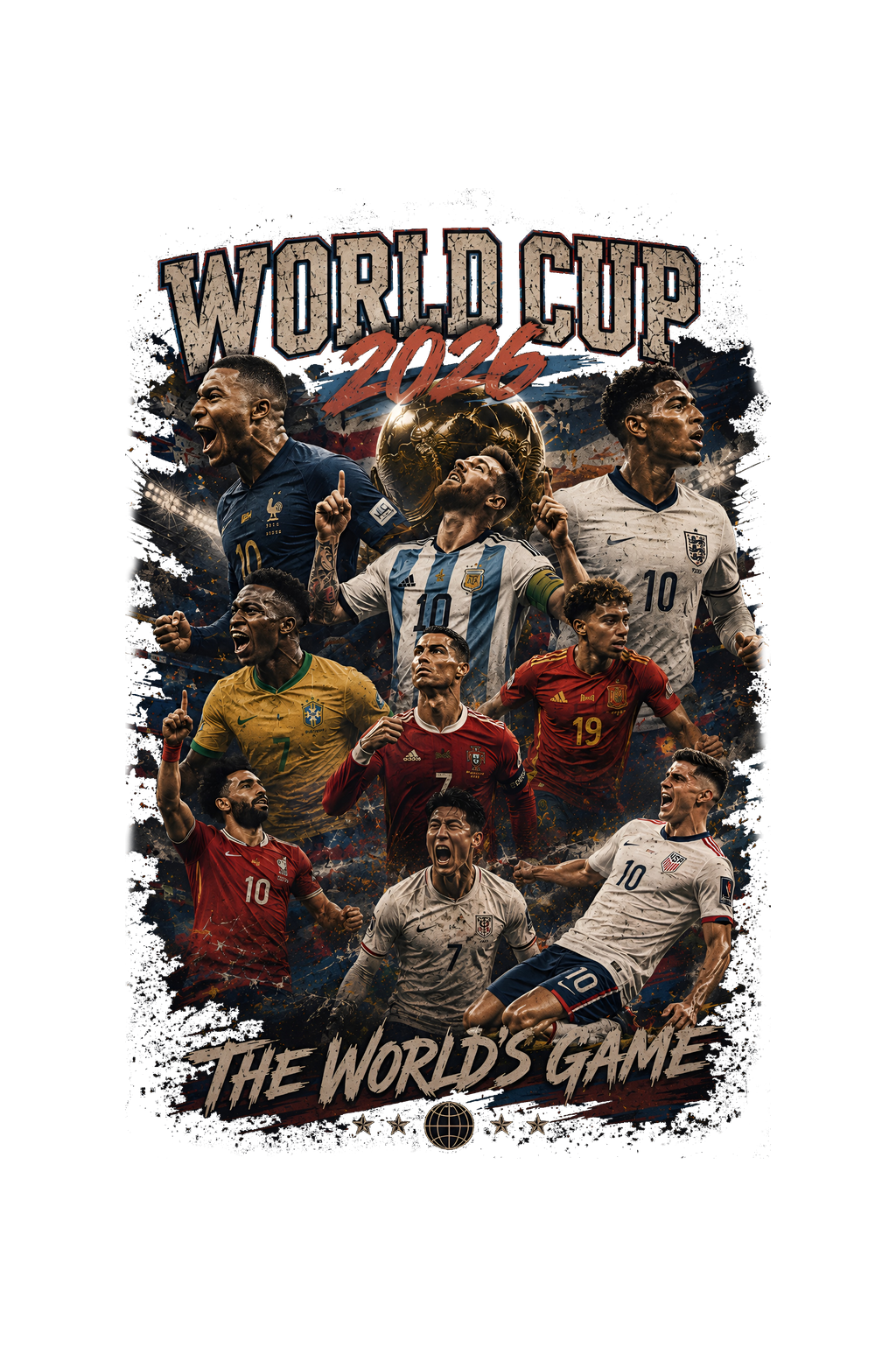 The World's Game 2026 Vintage Graphic Tee