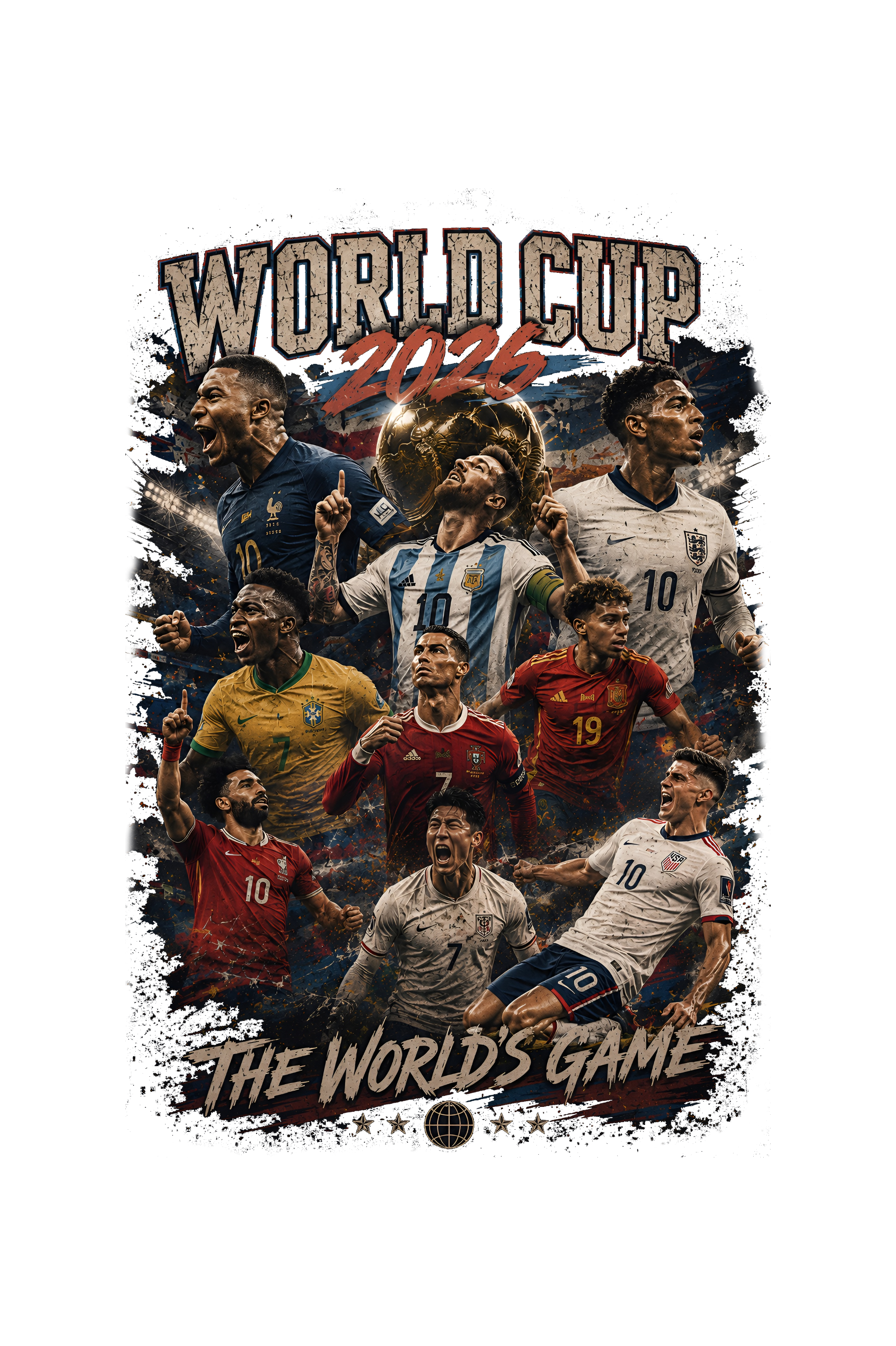 The World's Game 2026 Vintage Graphic Tee