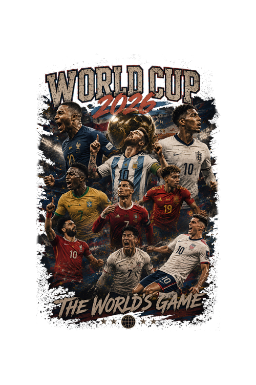 The World's Game 2026 Vintage Graphic Tee