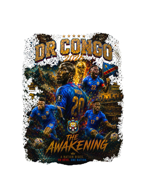 DR Congo 2026 " The Awakening" Vintage Graphic Tee