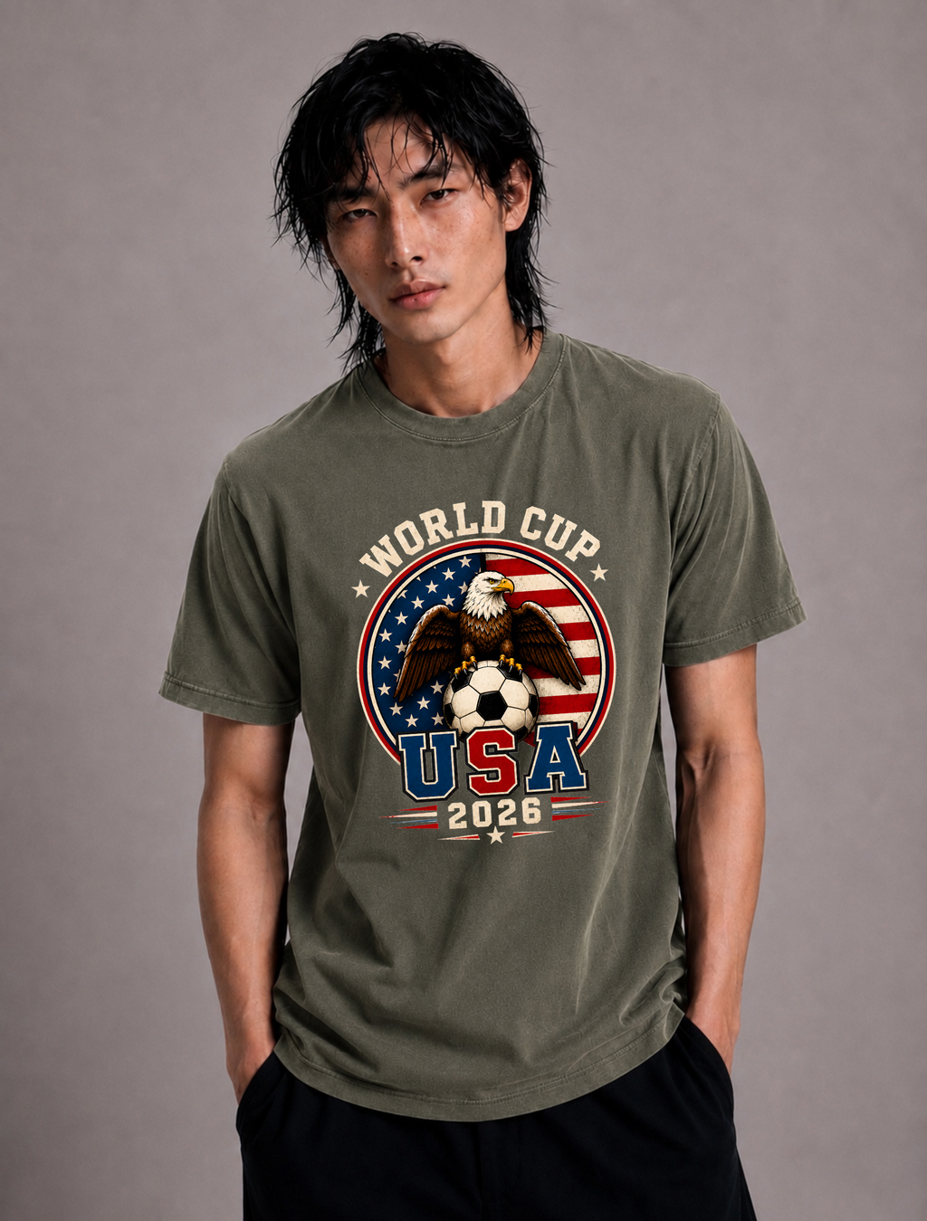 Vintage USA World Cup 2026 Soccer Tee