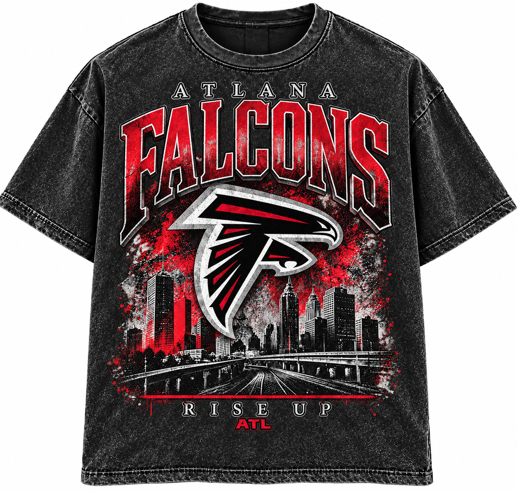 Atlanta Falcons “Rise Up ATL” City Vintage Graphic Tee