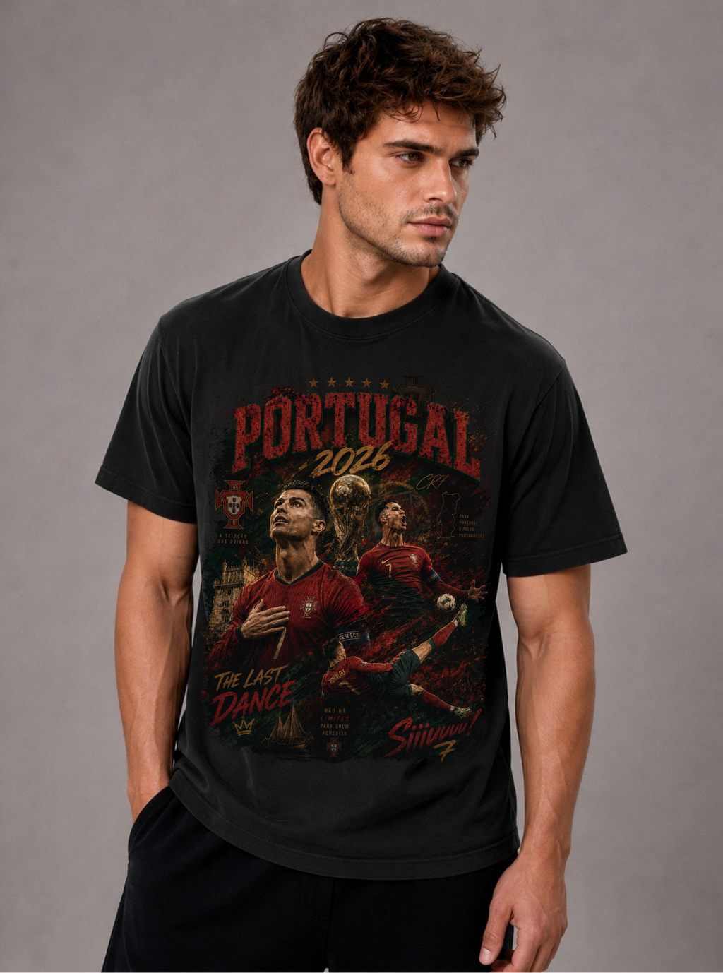 Portugal 2026 "The Last Dance" Vintage Graphic Tee