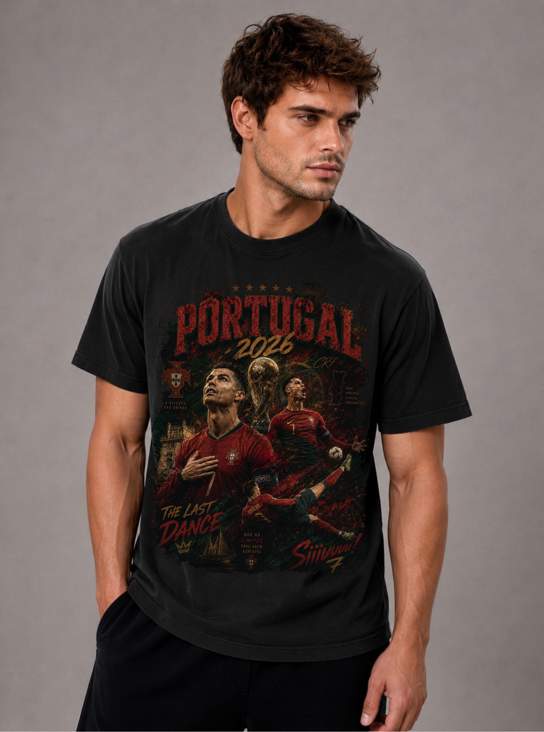 Portugal 2026 "The Last Dance" Vintage Graphic Tee