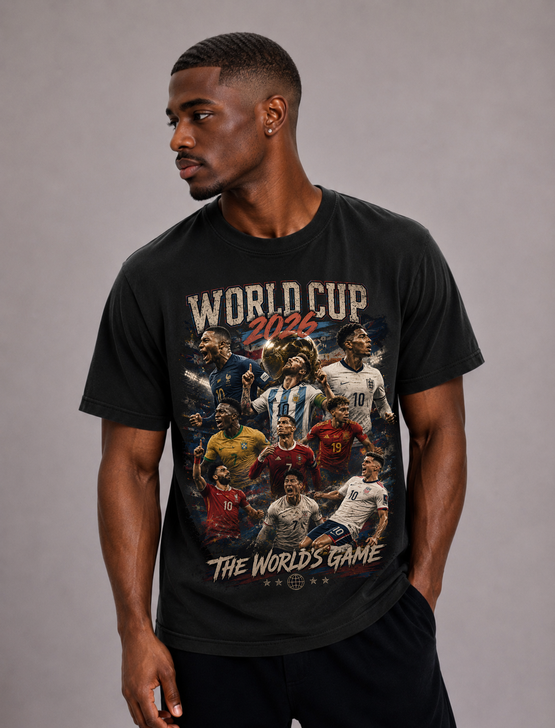 The World's Game 2026 Vintage Graphic Tee