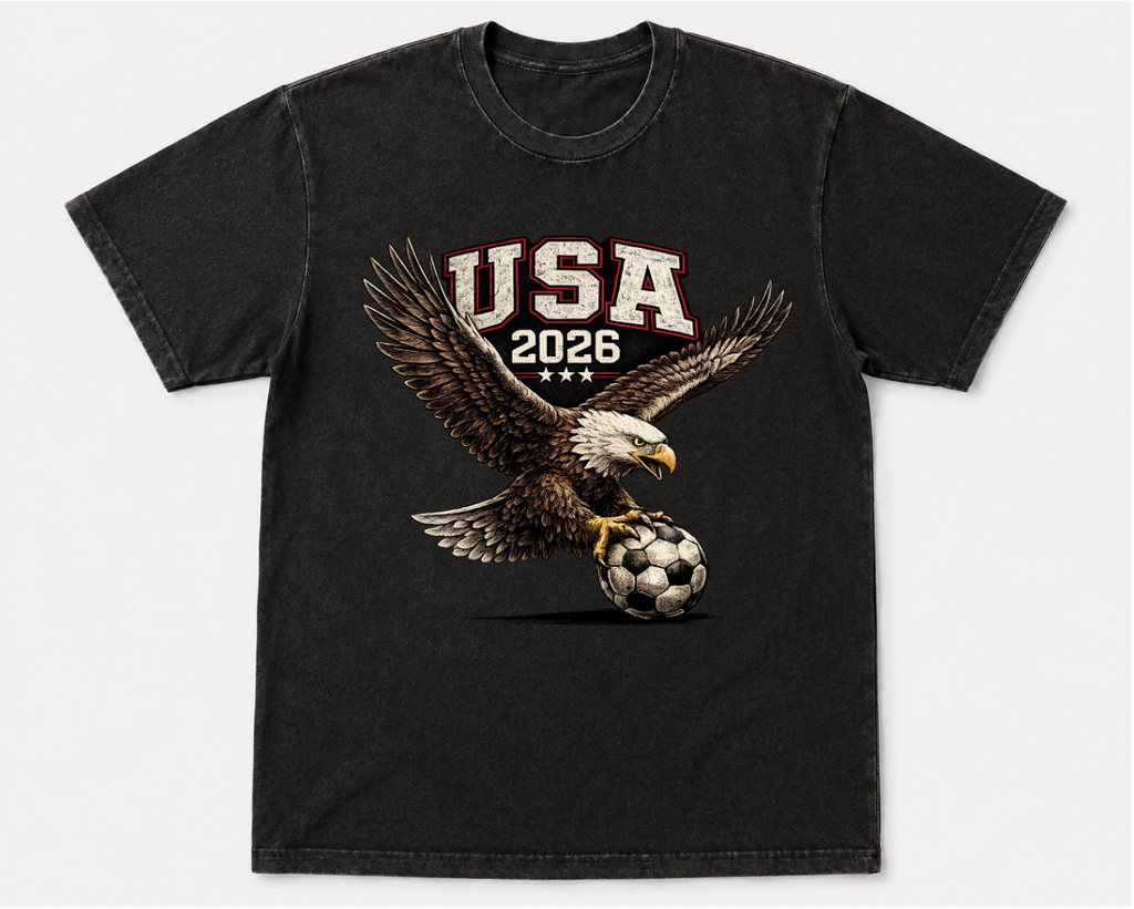 USA 2026 Vintage Eagle Soccer Tee