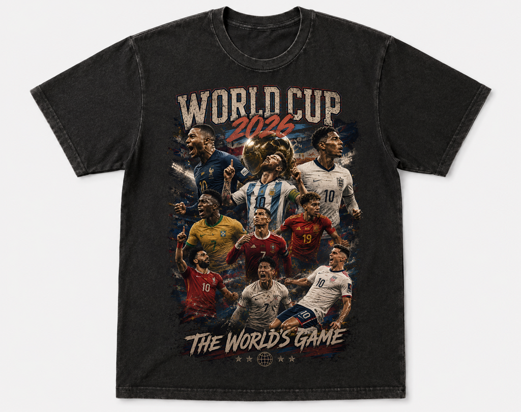 The World's Game 2026 Vintage Graphic Tee