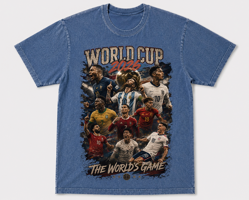 The World's Game 2026 Vintage Graphic Tee