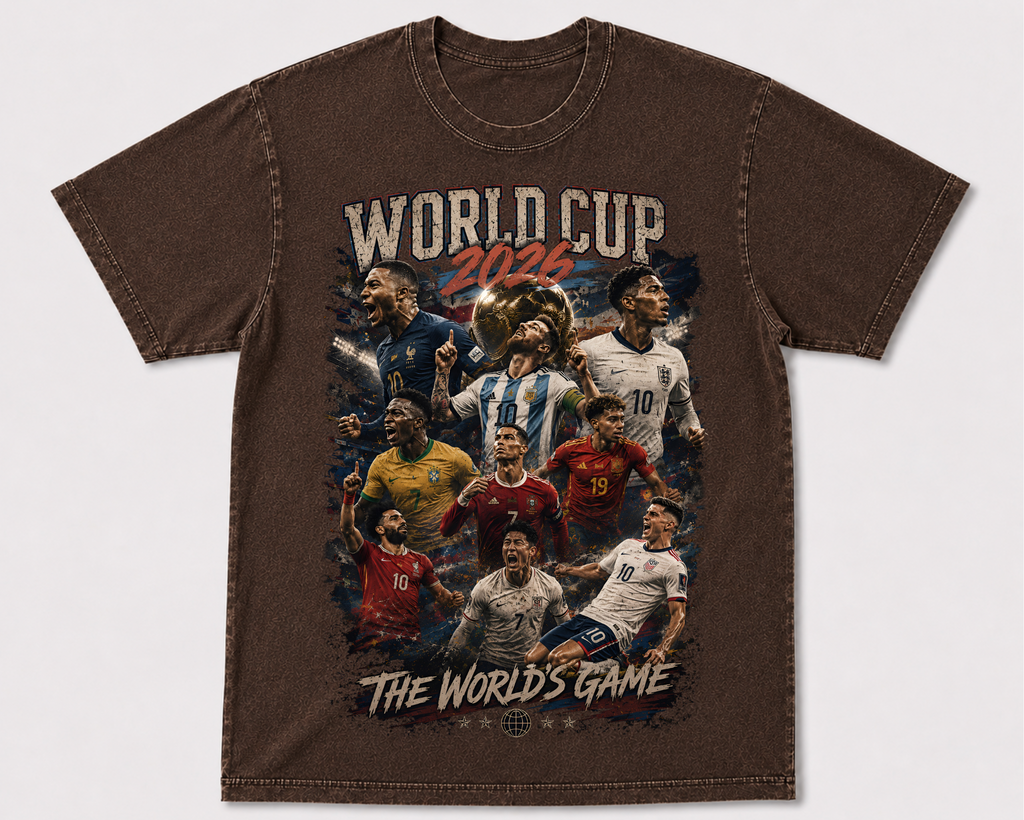 The World's Game 2026 Vintage Graphic Tee