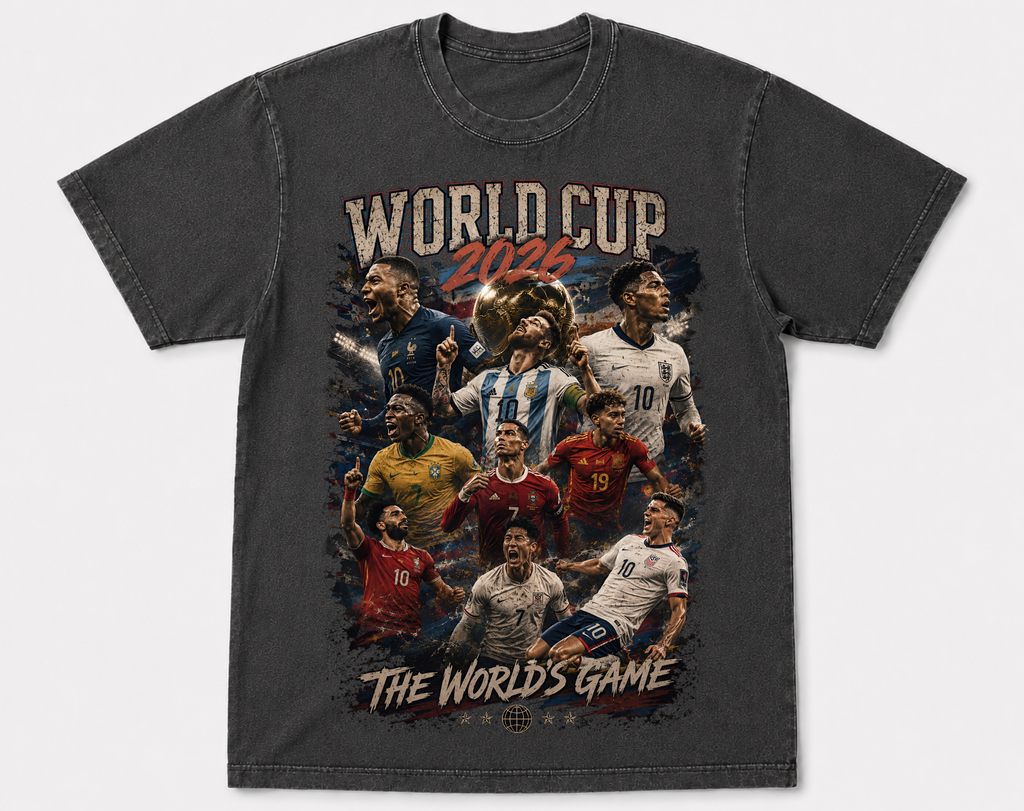 The World's Game 2026 Vintage Graphic Tee