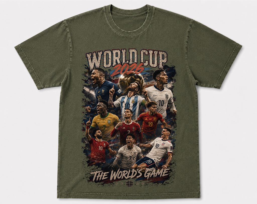 The World's Game 2026 Vintage Graphic Tee