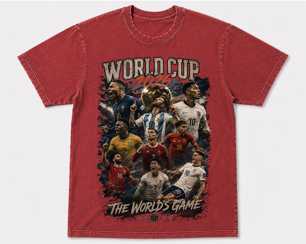 The World's Game 2026 Vintage Graphic Tee